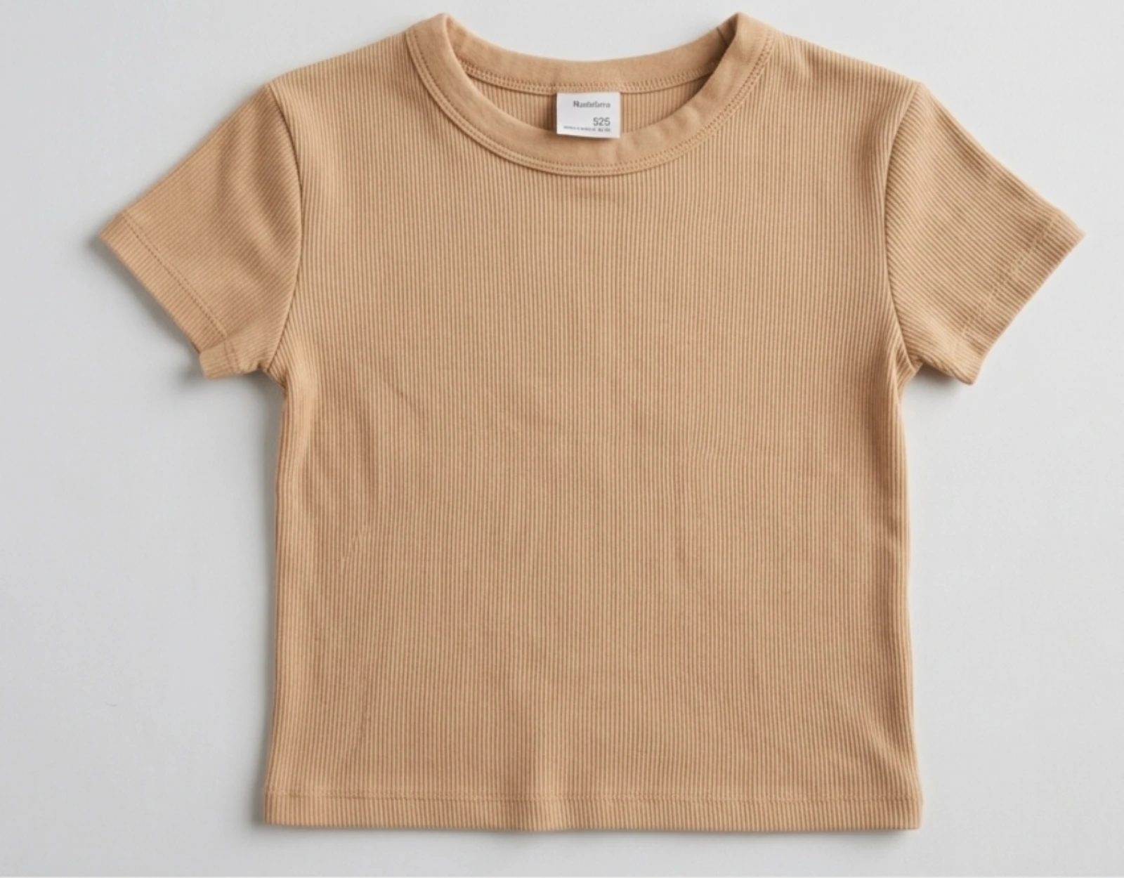 Camiseta Básica Canalé Beige